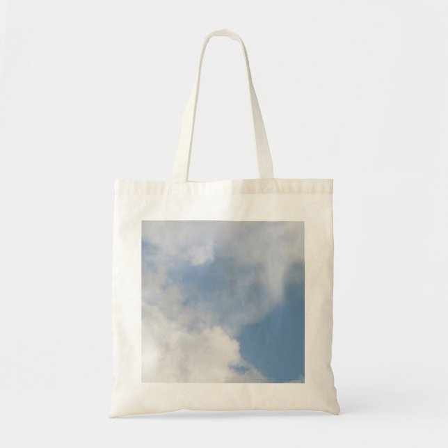 Bolsa de tote de nubes esponjosas (Frente)