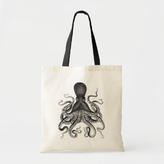 Bolsa De Tote De Octopus Vintage