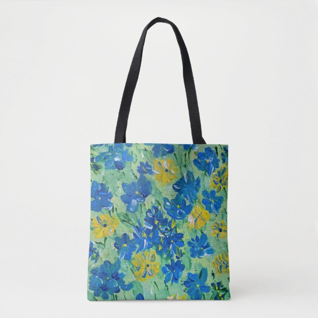 Bolsa De Tote De Olvidar-No-Floral (Anverso)