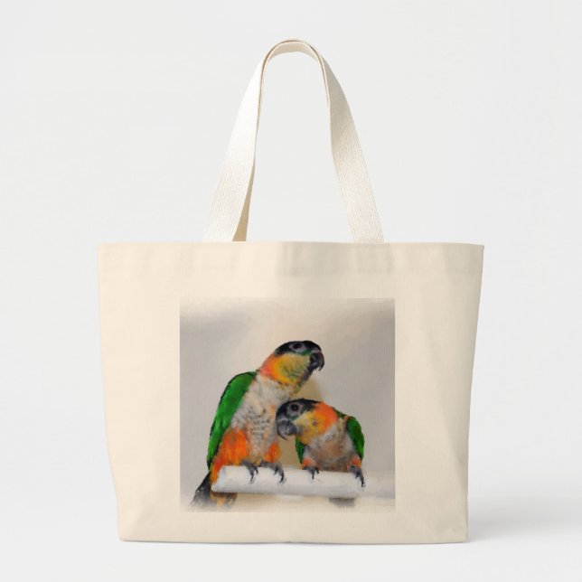 Bolsa De Tote De Par De Pinto De Caique (Frente)