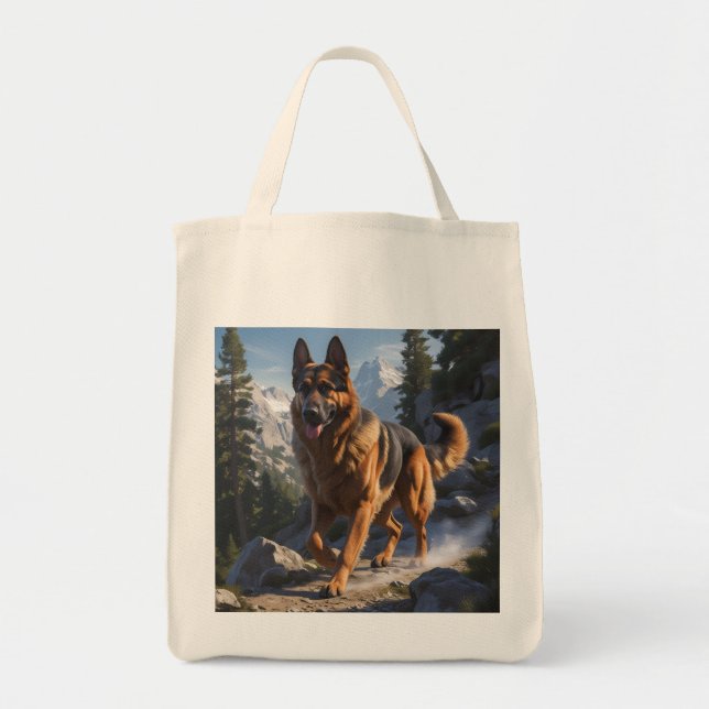 Bolsa de Tote de Pastor Elegante Alemán (Frente)