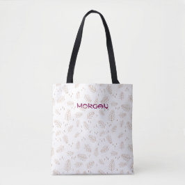 Bolsa De Tote De Patrón De Hoja minimalista - Eleg