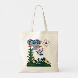 Bolsa de Tote de Paz - Carrera Inspiradora Minimal