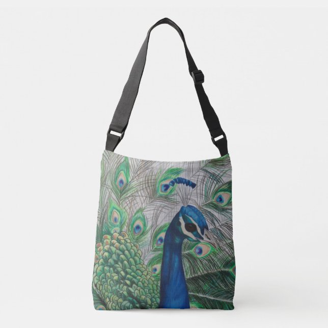 Bolsa De Tote De Peacock Crossbody (Anverso)