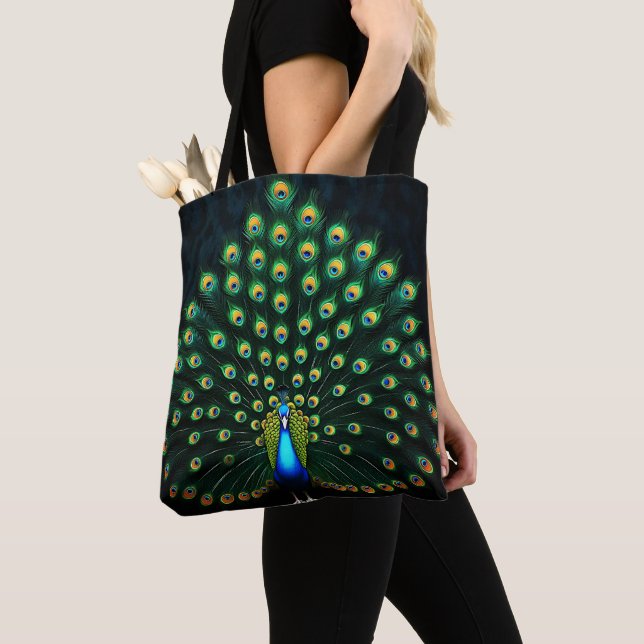 Bolsa De Tote De Peacock Elegante