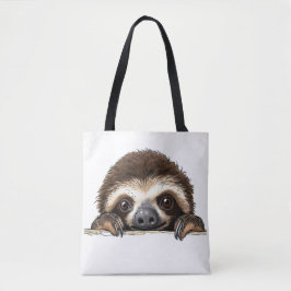 Bolsa De Tote De Peeking Sloth