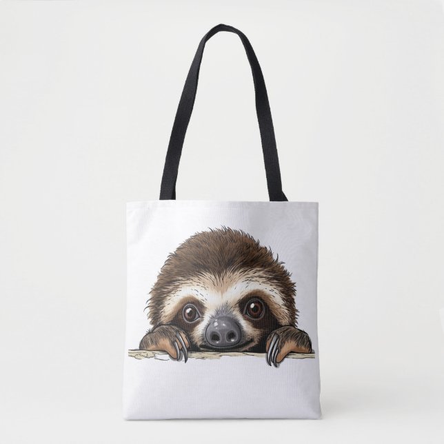 Bolsa De Tote De Peeking Sloth (Anverso)