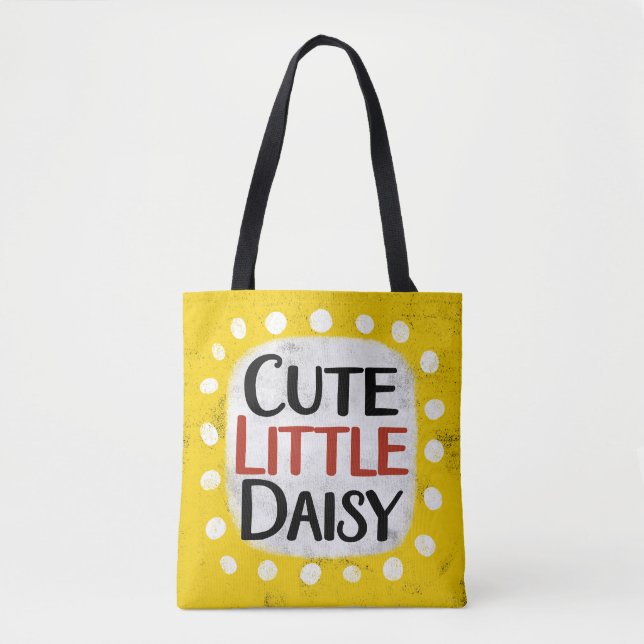 Bolsa De Tote De Pequeña Daisy (Anverso)