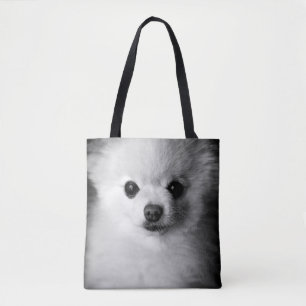 Bolsa De Tote De Perro Con Cute Pomerania