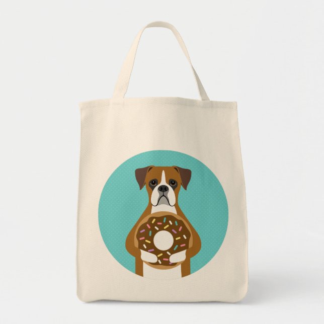 Bolsa De Tote De Perro De Boxer (Frente)
