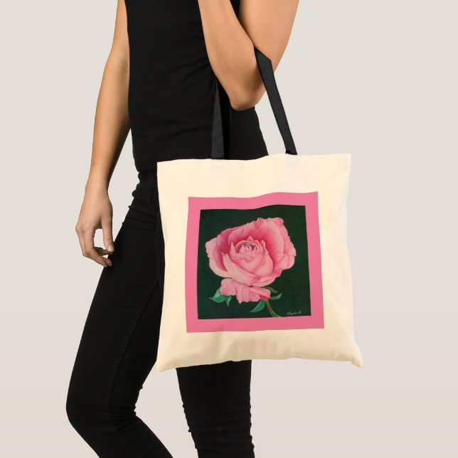 Bolsa De Tote De Petales Rosados (Anverso (producto))
