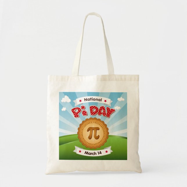 Bolsa De Tote De Pi Day (Frente)