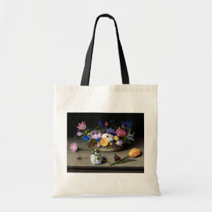 Bolsa De Tote De Pintura Clásica De Vida De Flor