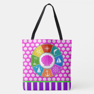 Bolsa de tote de playa - Ver hacia atrás