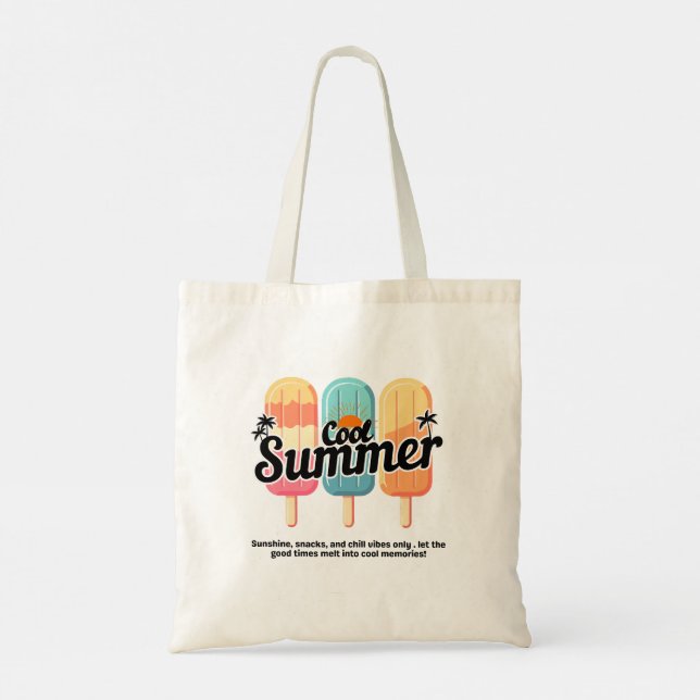 Bolsa de Tote de Popsicle Rainbow de verano de Gua (Reverso)