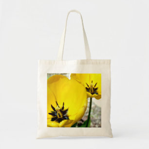 Bolsa De Tote De Presupuesto De Tulipanes Amarillo