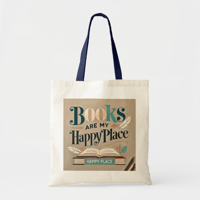 Bolsa de Tote de Presupuesto para Amantes de Libro (Frente)