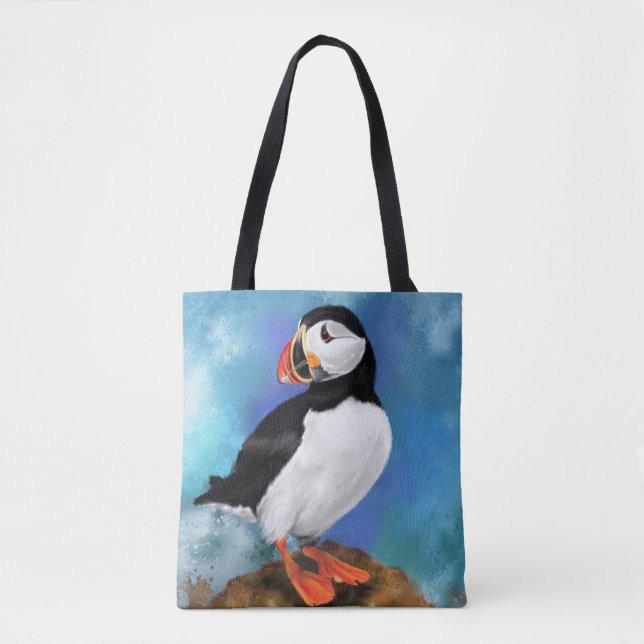 Bolsa de Tote de Puffin Atlántico (Anverso)