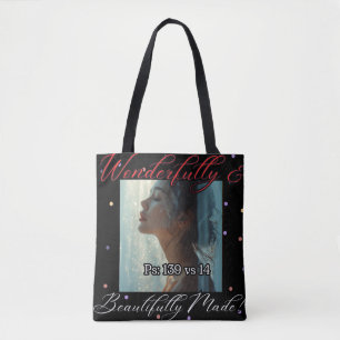 Bolsa De Tote De Punto De Polka Multicolor Maravil