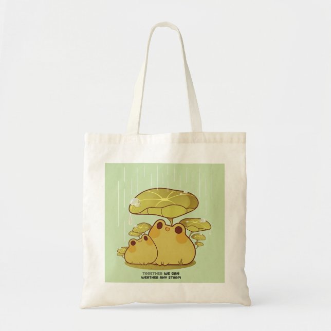 Bolsa De Tote De Ranas Verdes Cuestas (Frente)