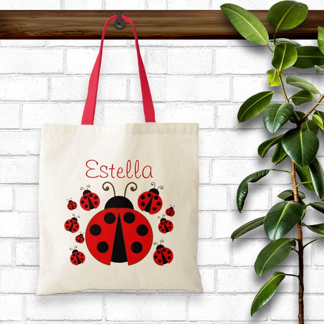 Bolsa de Tote de Red Ladybug (Subido por el creador)