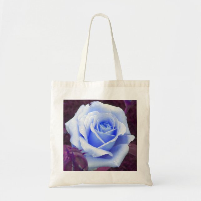 Bolsa de tote de Rosa azul pálido (Frente)