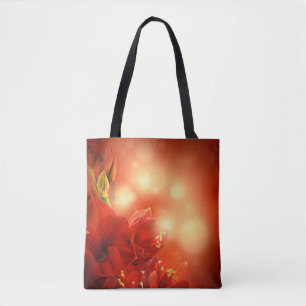 Bolsa De Tote De Rosa Rojo Místico