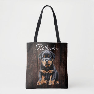 Bolsa de Tote de Rottweiler Puppy