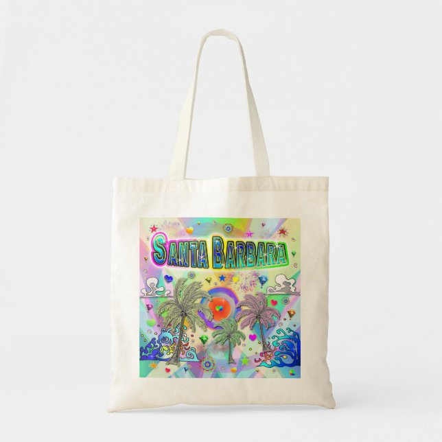 Bolsa de Tote de Santa Barbara Deep Dream (Frente)