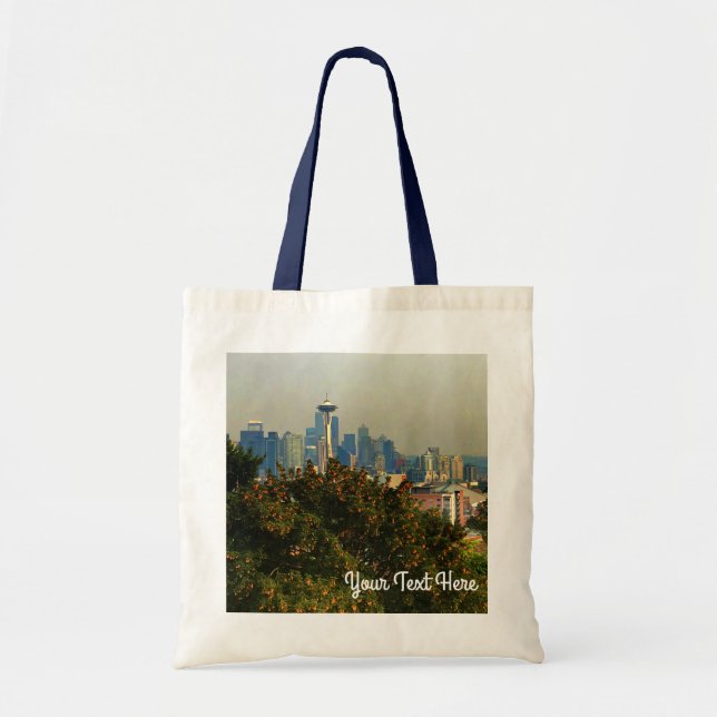 Bolsa de Tote de Seattle Skyline #1 (Frente)