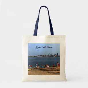 Bolsa de Tote de Seattle Skyline #4