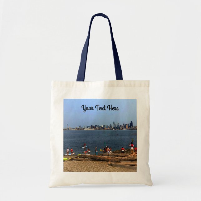 Bolsa de Tote de Seattle Skyline #4 (Frente)