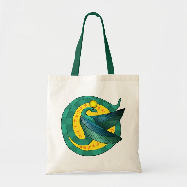 Bolsa de Tote de serpiente alada egipcia (Frente)