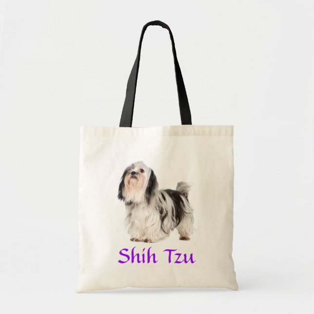 Bolsa De Tote De Shih Tzu Puppy Beach (Frente)