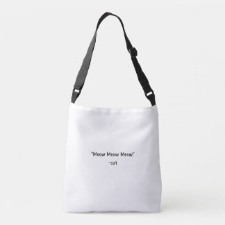 Bolsa De Tote De Silhouette De Gato minimalista -