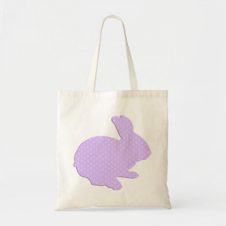 Bolsa de Tote de Silhouette Púrpura Polka Dot East