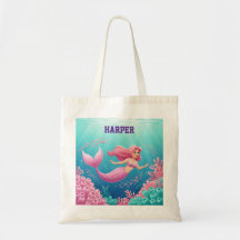 Bolsa De Tote De Sirena Subacuática