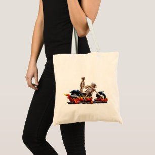 Bolsa De Tote De Skeleton Rider