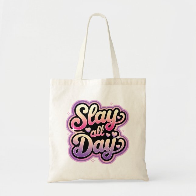 Bolsa De Tote De Slay All Day, Bolsa De Moda (Frente)