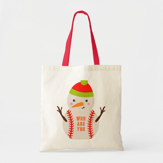 Bolsa de Tote de Snowman (Frente)