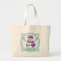 Bolsa de Tote de Snowman escarpado
