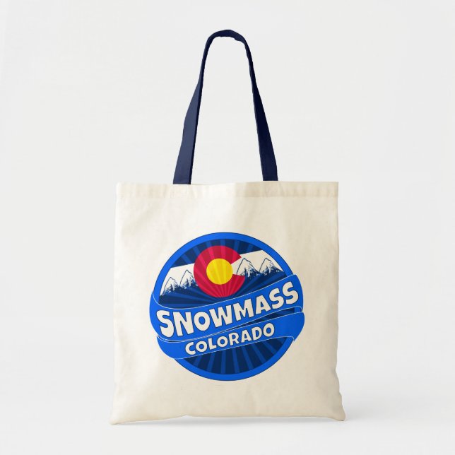 Bolsa de tote de SnowMass Colorado (Frente)