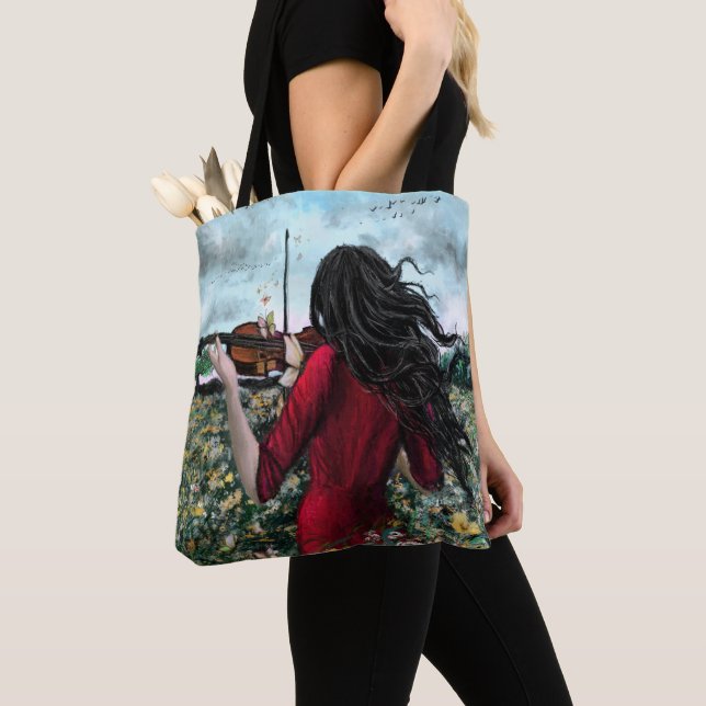 Bolsa de tote de Sonata de verano (Detalle)