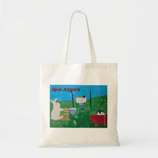 Bolsa de Tote de Spin Angora/Yarn