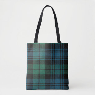 Bolsa De Tote De Tartán De Tartán De Impresión Glo