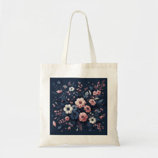 Bolsa de Tote de tela de algodón con aroma floral