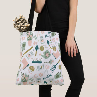 Bolsa De Tote De Tiempo De Jardín