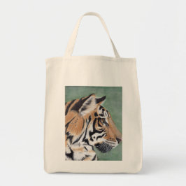 Bolsa De Tote De Tiger Grocery Canvas