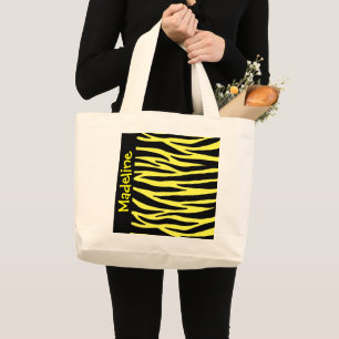 Bolsa De Tote De Tigre Amarillo