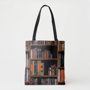 Bolsa De Tote De Todo-Sobre-Impresión De Libros De